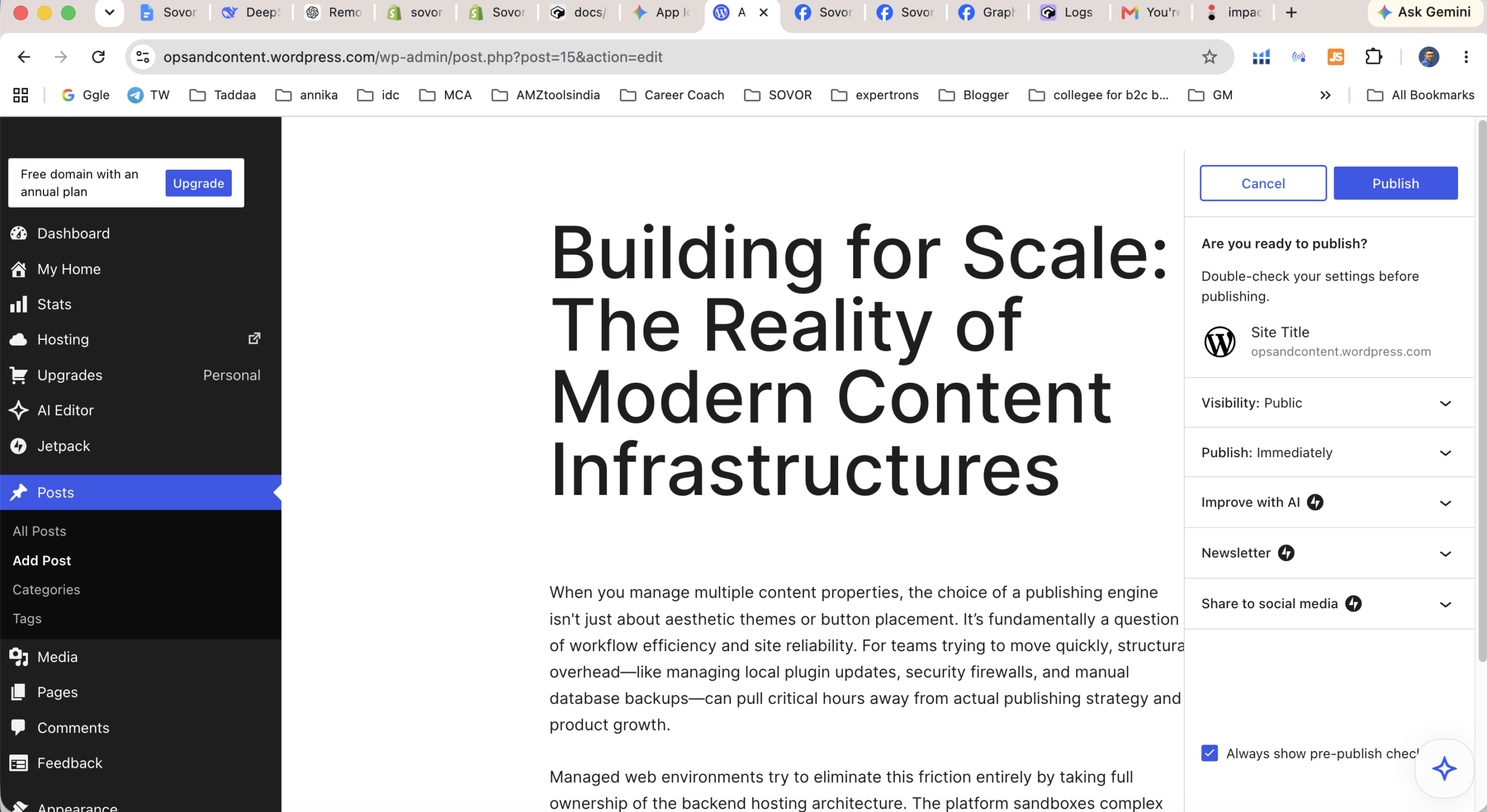 WordPress.com publish flow