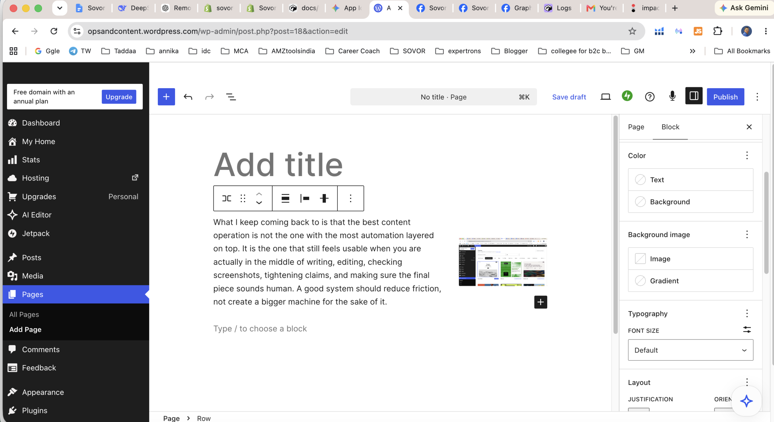 WordPress.com editor review