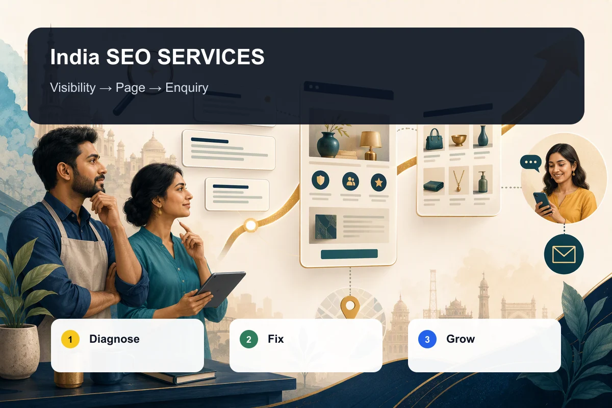 SEO services for small businesses in India: from search visibility to customer enquiry